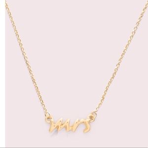 Say Yes “Mrs” Necklace